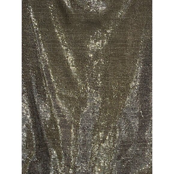 NEW XXI Gold Metallic Lurex Party Cocktail Pencil Skirt - Picture 6 of 7